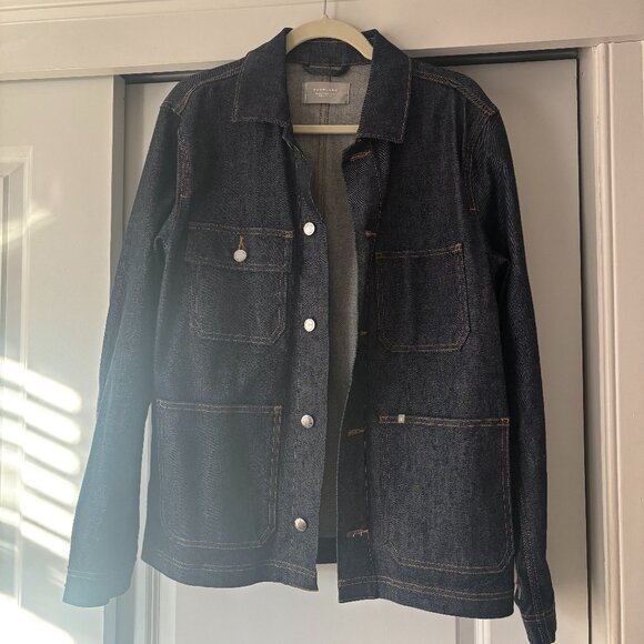 Everlane Men's Denim Chore Jacket Size Small - Picture 2 of 4